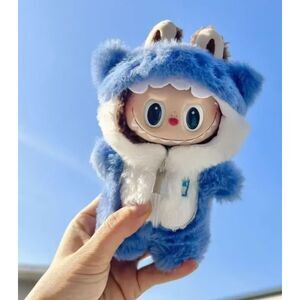 LABUBU Doll Hoodie Outfit – Clothes & Accessories for 15-17cm Dolls (No Doll)